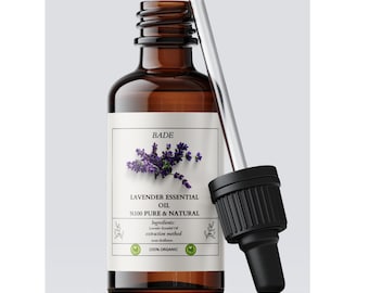 Aceite esencial de lavanda acogedor 100% puro, orgánico y natural, para hacer velas, jabones, cosméticos y ambientadores.