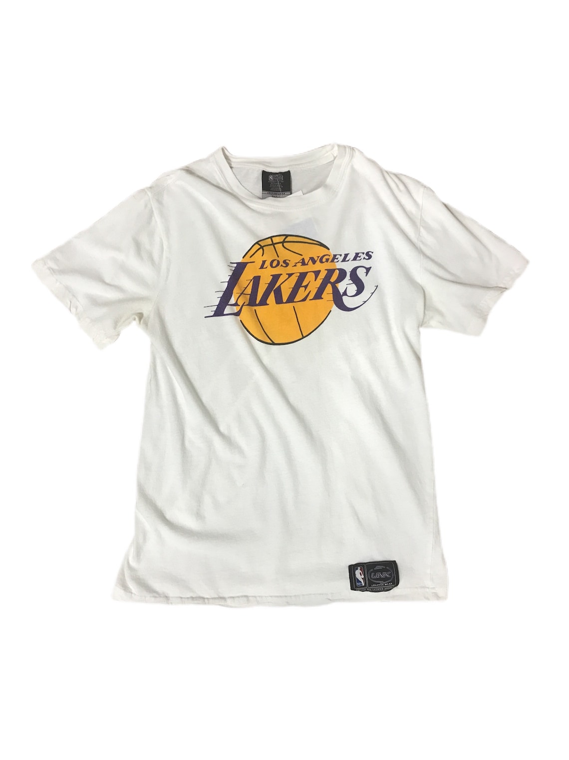 SMALL Vintage White LA Lakers NBA loungewear T-Shirt | Etsy