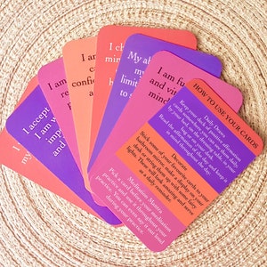 Affirmation Cards-Daily Positive Affirmation Cards Mental Health Affirmations image 6