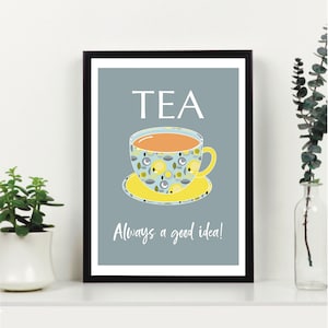 Kitchen Print - Tea Lover’s Print - Kitchen Art Print
