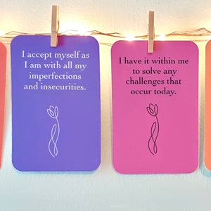 Affirmation Cards-Daily Positive Affirmation Cards Mental Health Affirmations image 8