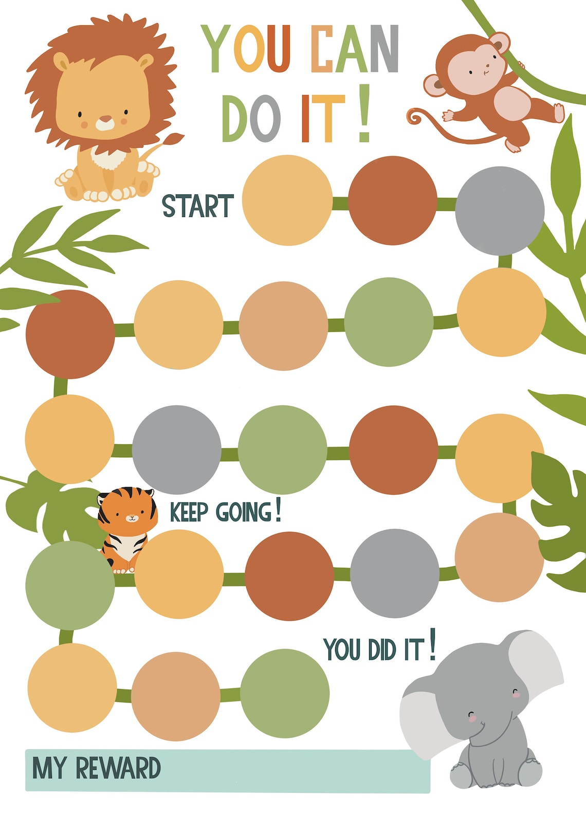 Prize Chart.pdf Printable Reward Charts for Kids Editable Reward Chart Print at Home ...