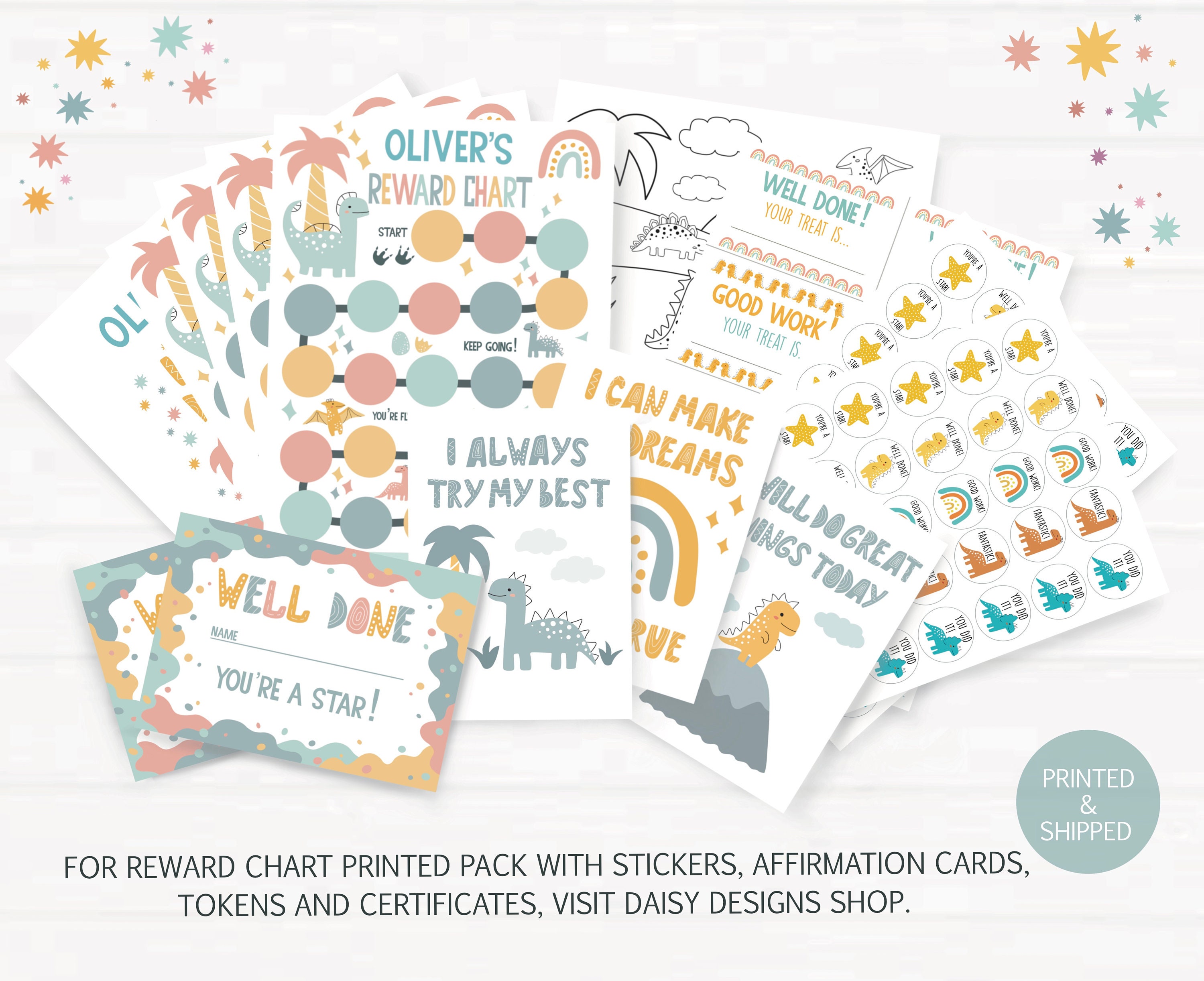 Printable Reward Charts for Kids Editable Reward Chart Print at Home ...