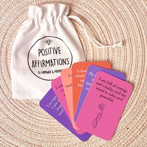 Affirmation Cards-Daily Positive Affirmation Cards Mental Health Affirmations image 5