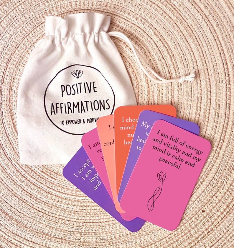 Affirmation Cards-Daily Positive Affirmation Cards Mental Health Affirmations image 5