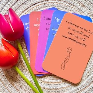 Affirmation Cards-Daily Positive Affirmation Cards Mental Health Affirmations image 3