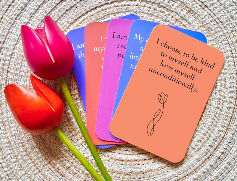 Affirmation Cards-Daily Positive Affirmation Cards Mental Health Affirmations image 3