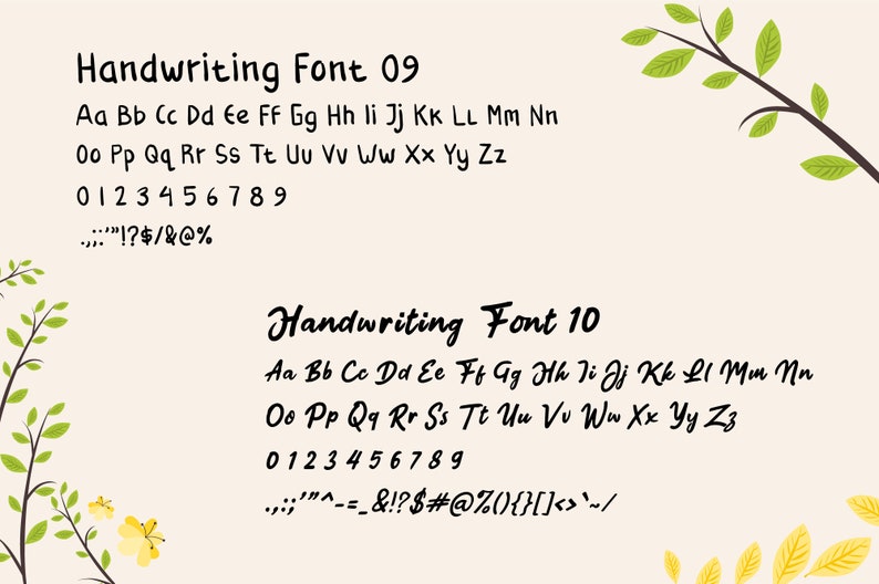 Handwriting Font Bundle, Handwritten Fonts, Crafter Fonts, Text Fonts, Cricut Fonts, Procreate Fonts, Canva Fonts, Writing, Notes, Fonts image 7