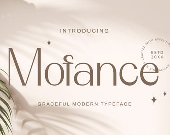 Modern font for cricut, elegant and minimal font, clean font, wedding font, canva font, digital display font download, procreate fonts