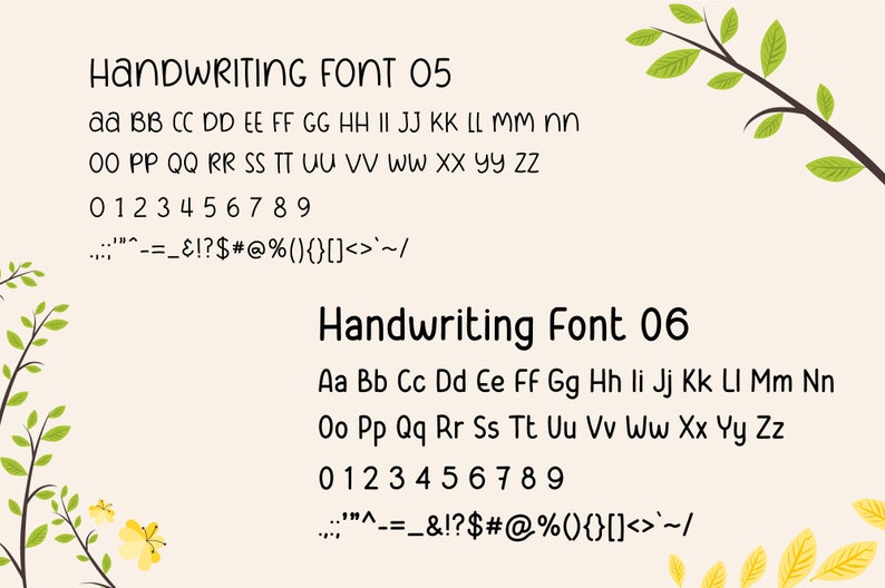 Handwriting Font Bundle, Handwritten Fonts, Crafter Fonts, Text Fonts, Cricut Fonts, Procreate Fonts, Canva Fonts, Writing, Notes, Fonts image 5