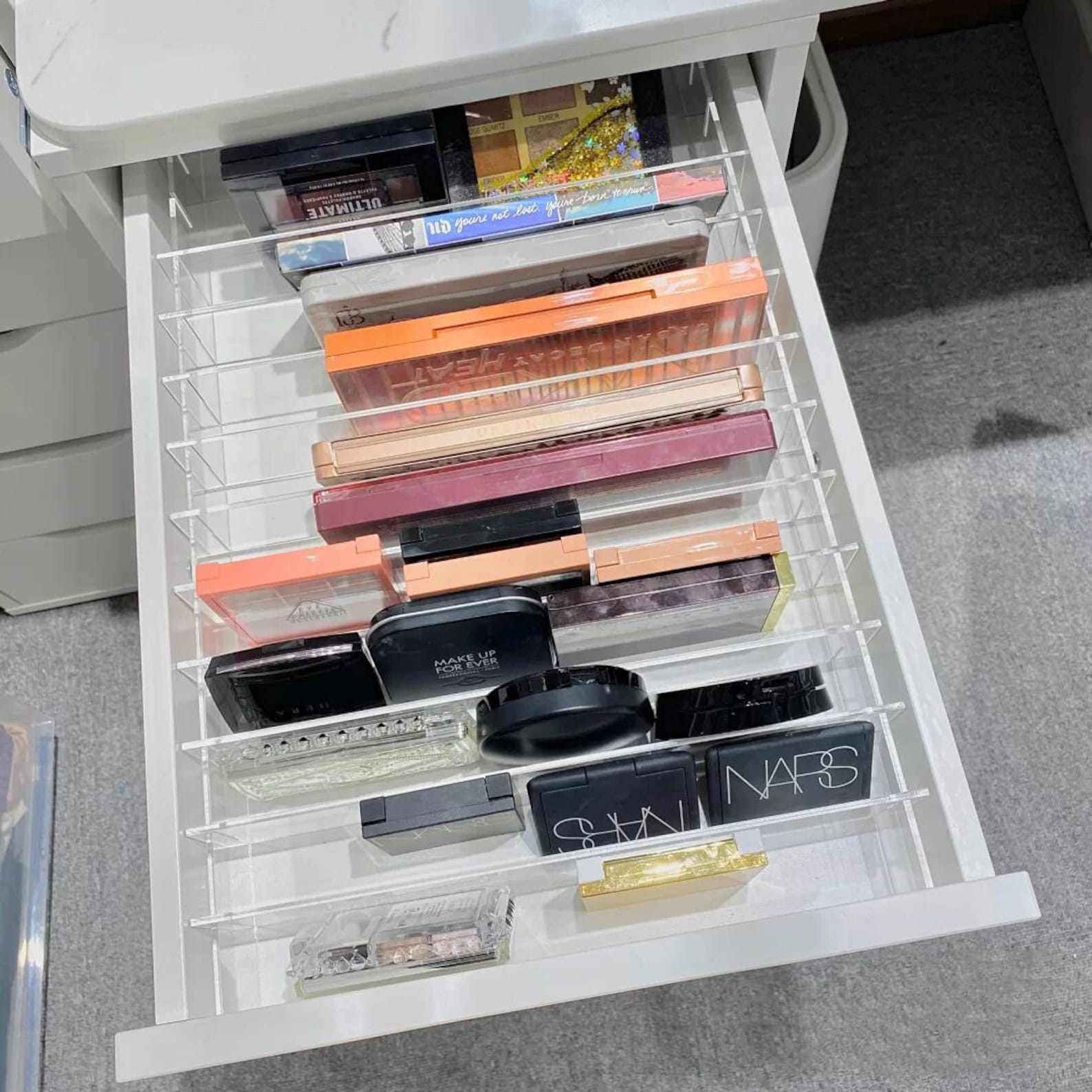Ikea Alex Schubladenteiler Kosmetikauflage Makeup Organizer Etsy