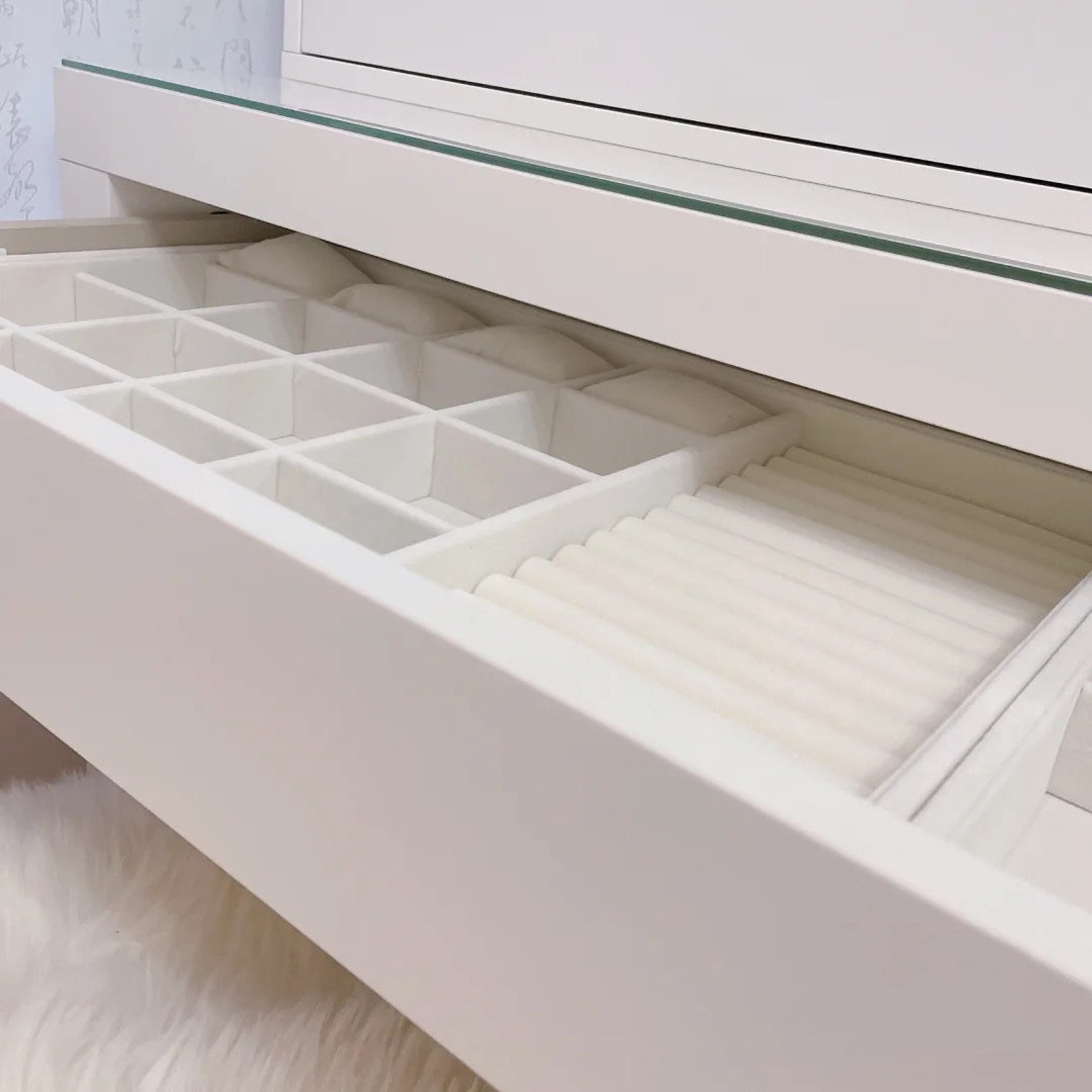 By Fedex / Custom IKEA Malm jewelry drawer insert Jewelry Etsy