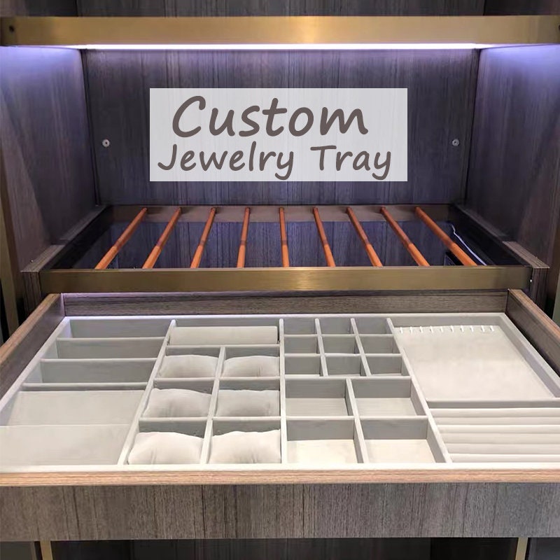 By DHL/Custom Jewelry storage tray Jewelry drawer insert Etsy