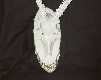 Alpen Style, Alm Deco Almlook Hut Magic "Deer Antlers" white for hanging total announced!