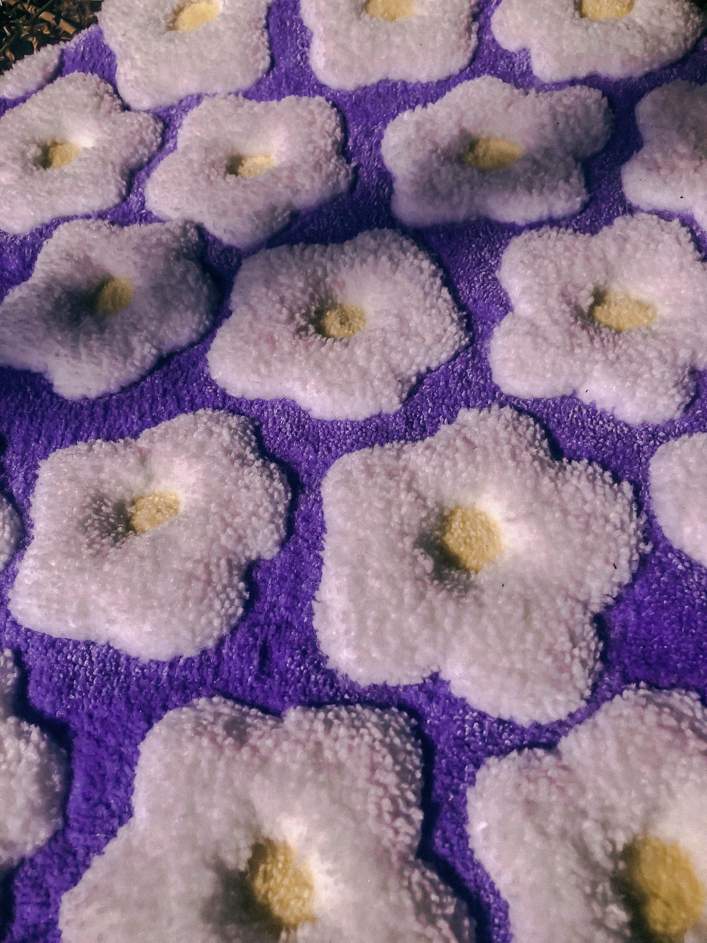 Cute Daisy Tufted Circle Rug - Etsy