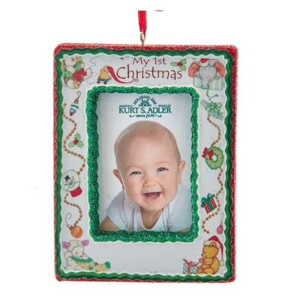 My First Christmas Picture Frame Etsy