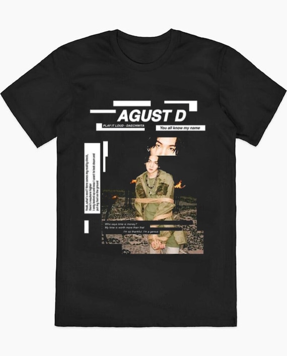 Agust D Daechwita T-shirt Min Suga T Shirt Min Yoongi Shirt - Etsy