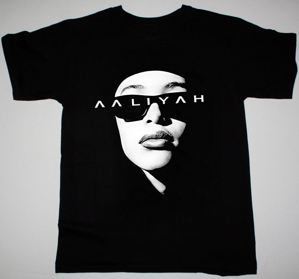 Aaliyah Vintage T-shirt Hip Hop Tee Men 