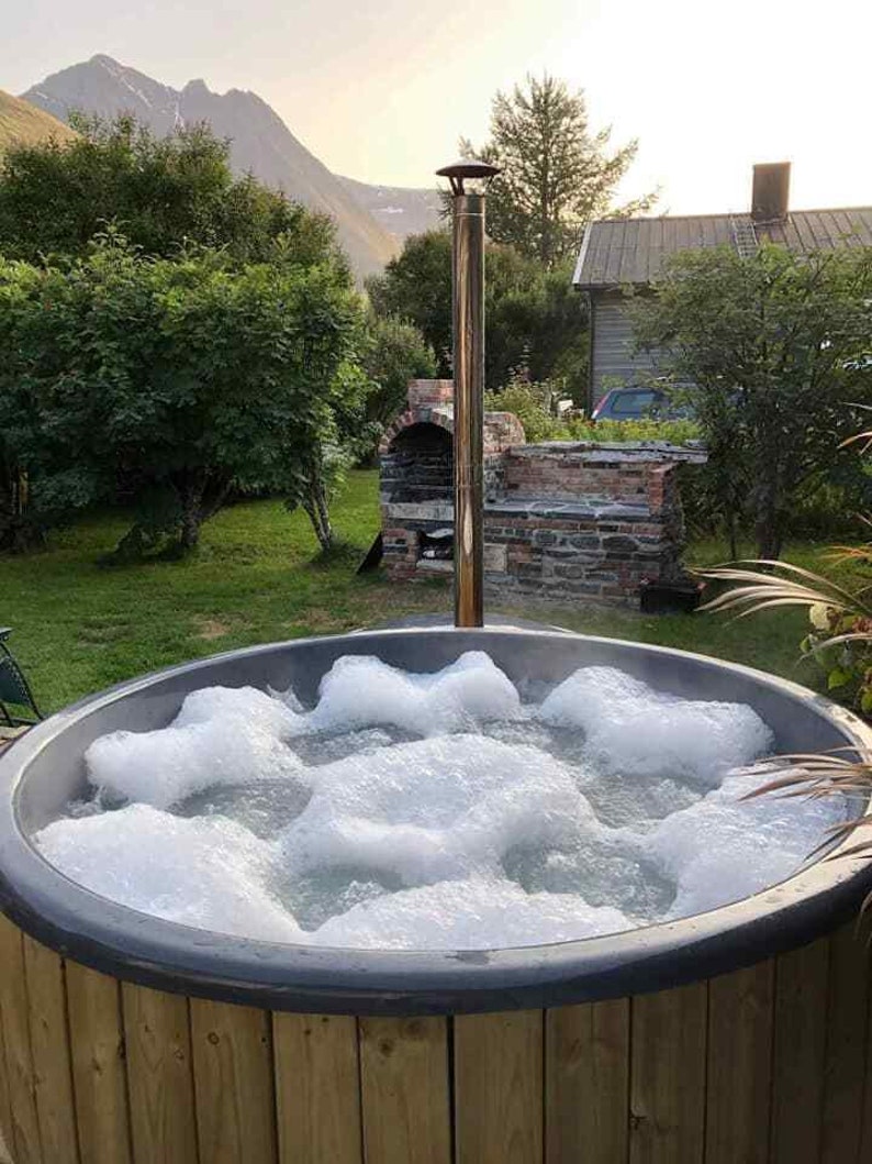 Thermowood Fibreglass Hot Tub 316ANSI Heater Jacuzzi LED Etsy UK