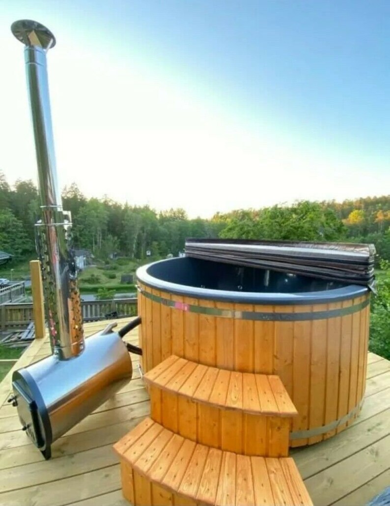 Thermowood Fibreglass Hot Tub 316ANSI Heater Jacuzzi LED Etsy UK