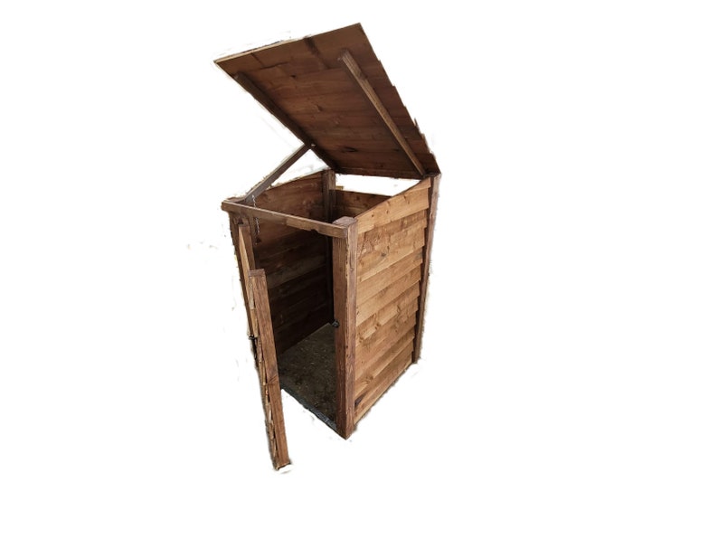 Wooden Wheelie Bin Storage Etsy