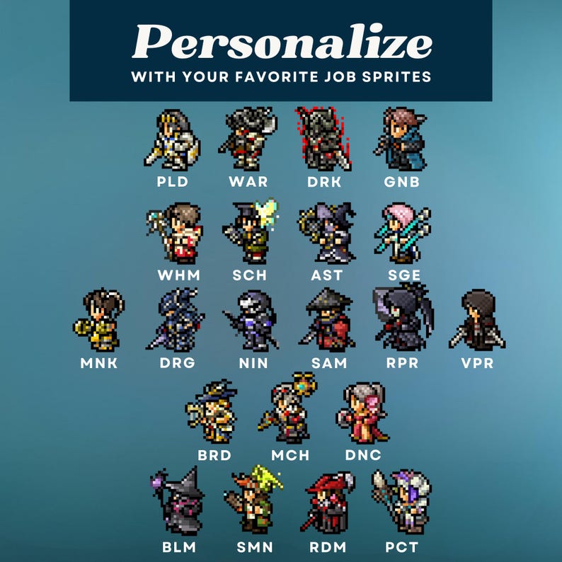 Personalized Deep Dungeon Sprites Shirt - FFXIV Gamer Shirt Gift - Etsy