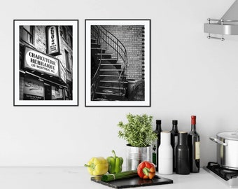 Le Plateau Black & White Wall Art Print - Downtown Montreal Landmark Photo Print - Montreal Fine Art - Industrial Aesthetic - Housewarming