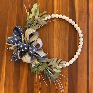 Navy Wreath Bow | Welcome Home | Navy Relative | Navy Supporter