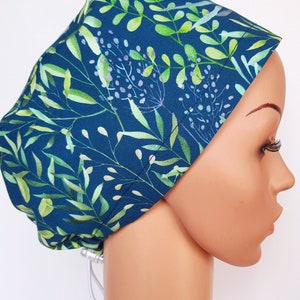 Scrub cap with regulator, surgical caps, scrub hats for women High quality Premium cotton nurse hat, Plants