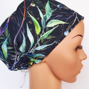 Scrub cap with regulator, surgical caps, scrub hats for women High quality Premium cotton nurse hat, Plants