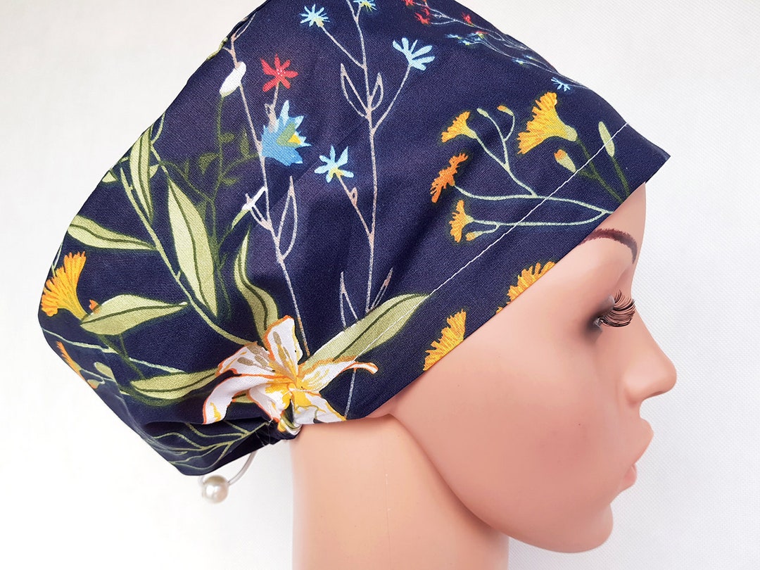 Scrub Cap With Regulator Surgical Caps Scrub Hats for Women Etsy