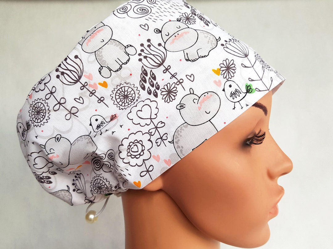 Scrub Cap With Regulator Surgical Caps Scrub Hats for Women Etsy