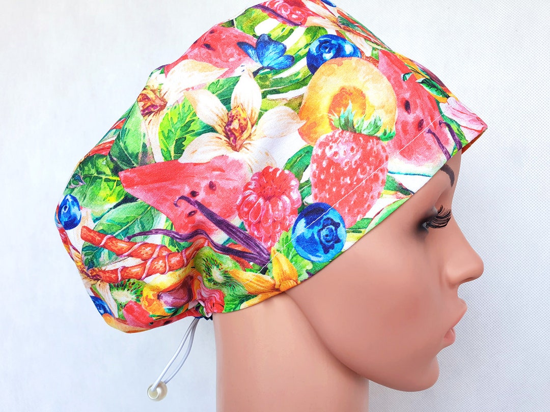 Scrub Cap With Regulator, Women's Surgical Caps, Scrub Hats for Women
