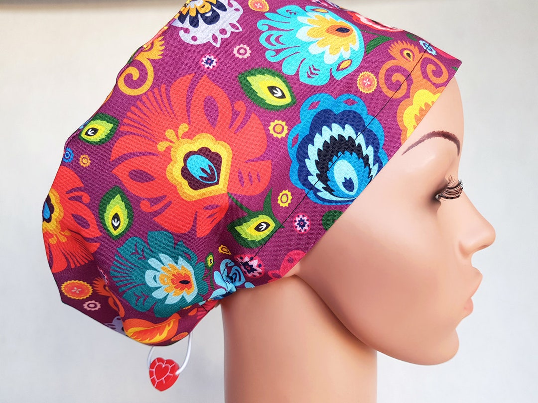 Scrub Cap With Regulator Surgical Caps Scrub Hats for Women Etsy