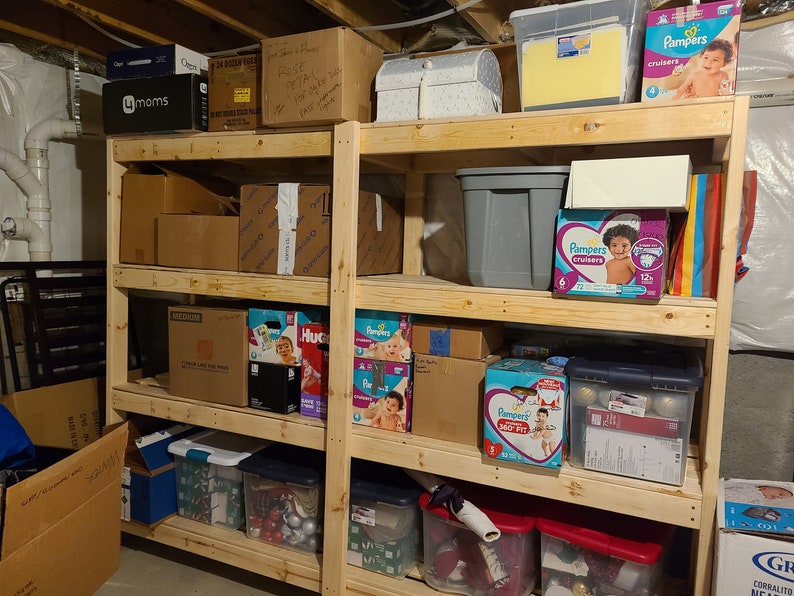 Shelving Unit Plans Etsy