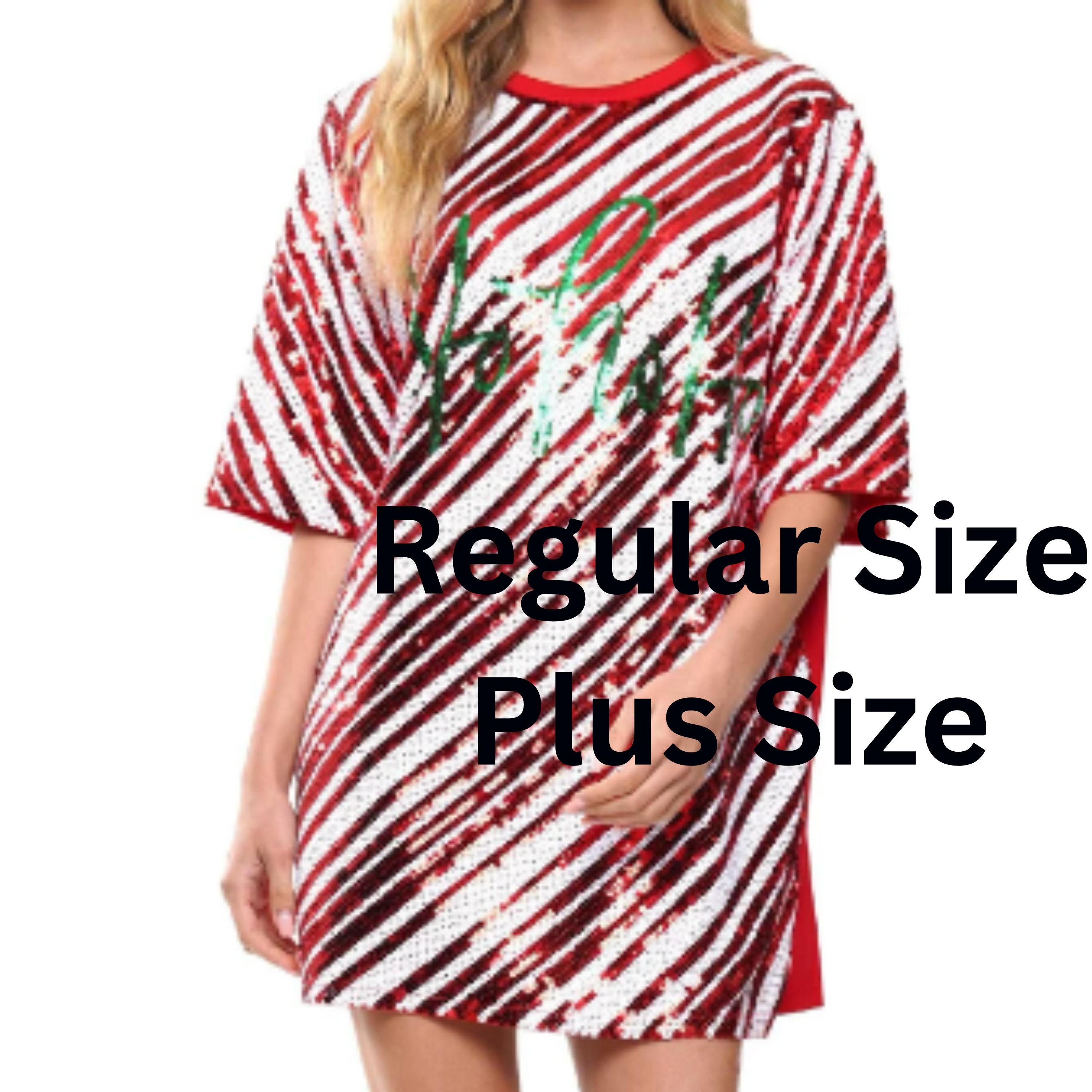 hohoho sequin dress Ho Ho Ho Sequin PJ Robe Set - Red/combo