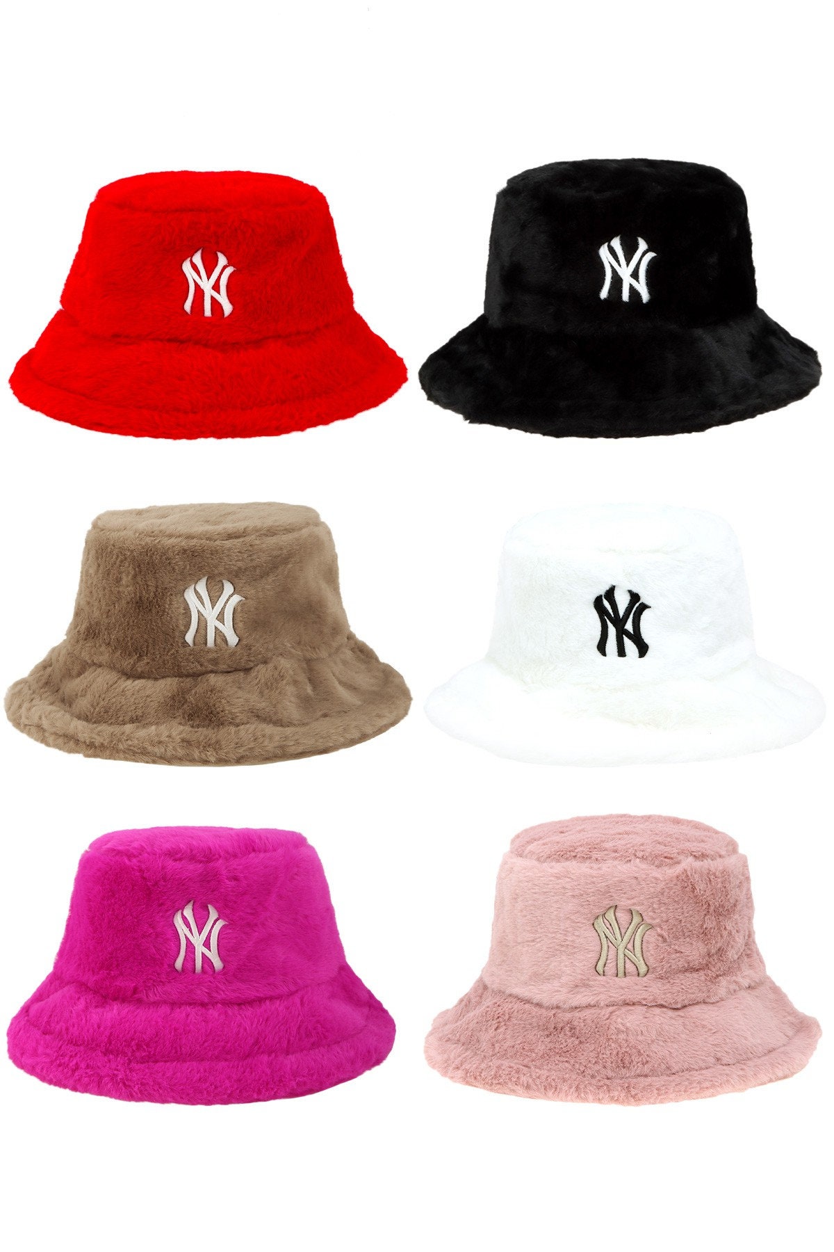 Women's Winter Bucket hat-teddy Style Bucket Hat Faux Fur Bucket Hat- Bucket hat-women hat-ladies Hat-Christmas Gift