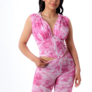 Women’s tye dye shorts set