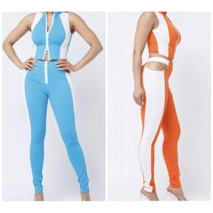 Women&#39;s Zipper Jacket Pants SET