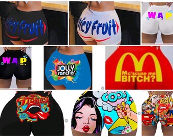 candy bar booty shorts