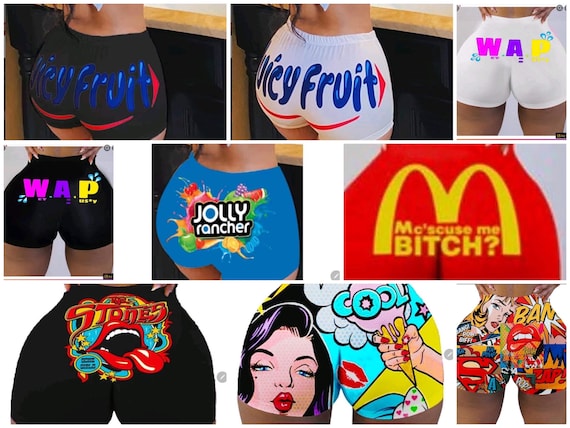 Graphic Sexy Sleepwear Lounge Shorts 