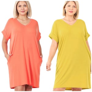 Women’s plus comfy summer dress