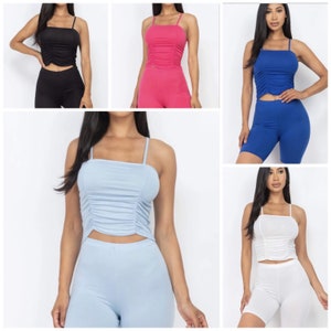 Biker Shorts Set