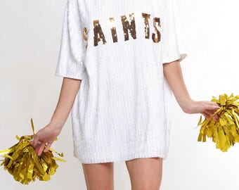 slim fit dress slacks Long Sleeve Metallic Jersey Mini Dress in Light Gold - 6