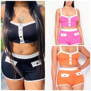 Women’s summer sexy two piece set