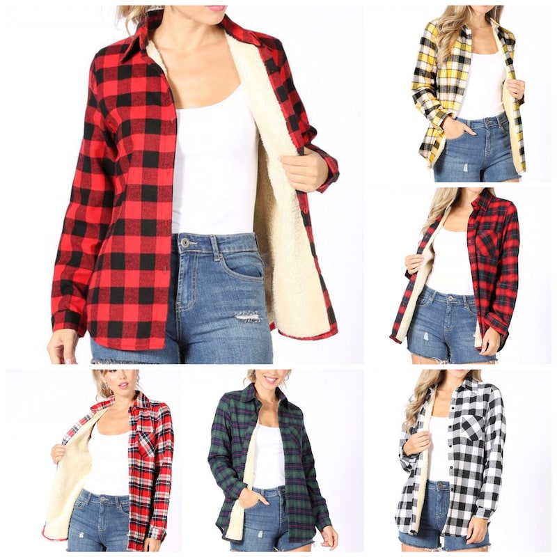 Flannel Jacket - Etsy