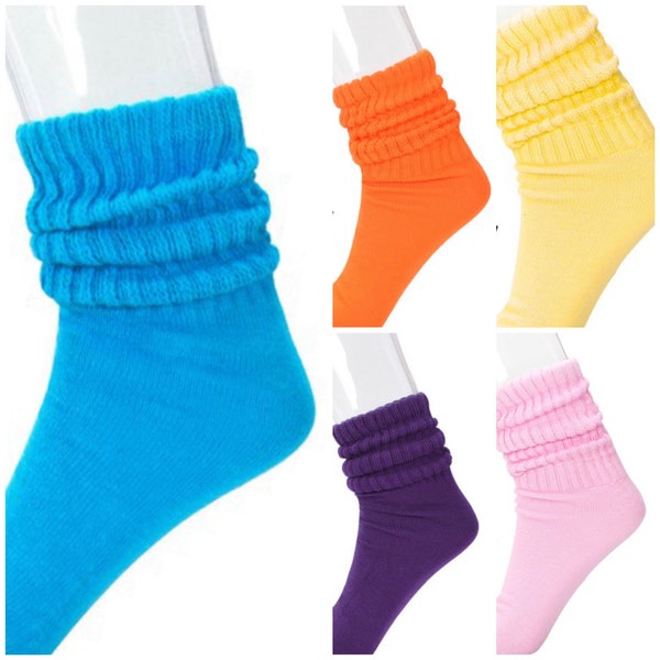 Pack of 5 Slouch crew socks