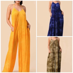 Plus Women’s oversized flare jumpsuit