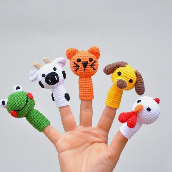 Finger Puppets, Amigurumi Puppets, Educational Activities for Toddlers, Montessori Materials