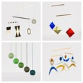 Set of 4x Montessori Mobile,  Gobbi Mobile, Munari Mobile, Dancer Mobile, Octahedron, Mobile Bebe, Hanging Mobile, Montessori Materials product logo